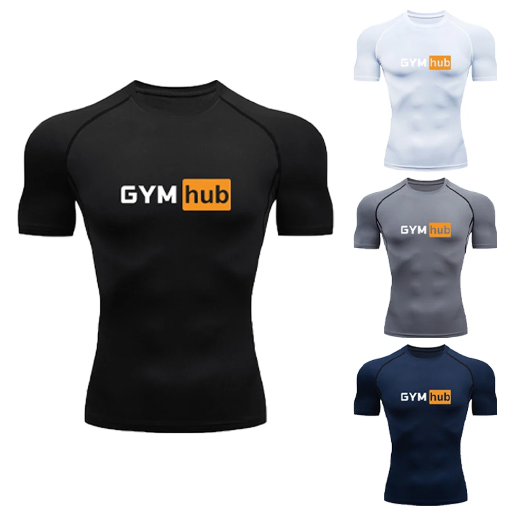 Outdoor Sport.Hub - Camiseta de Compresión Deportiva para Hombre,