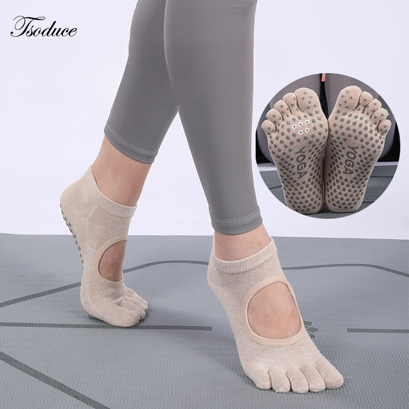 Trampoline Park Sock - Calcetines de Yoga profesionales de silicona