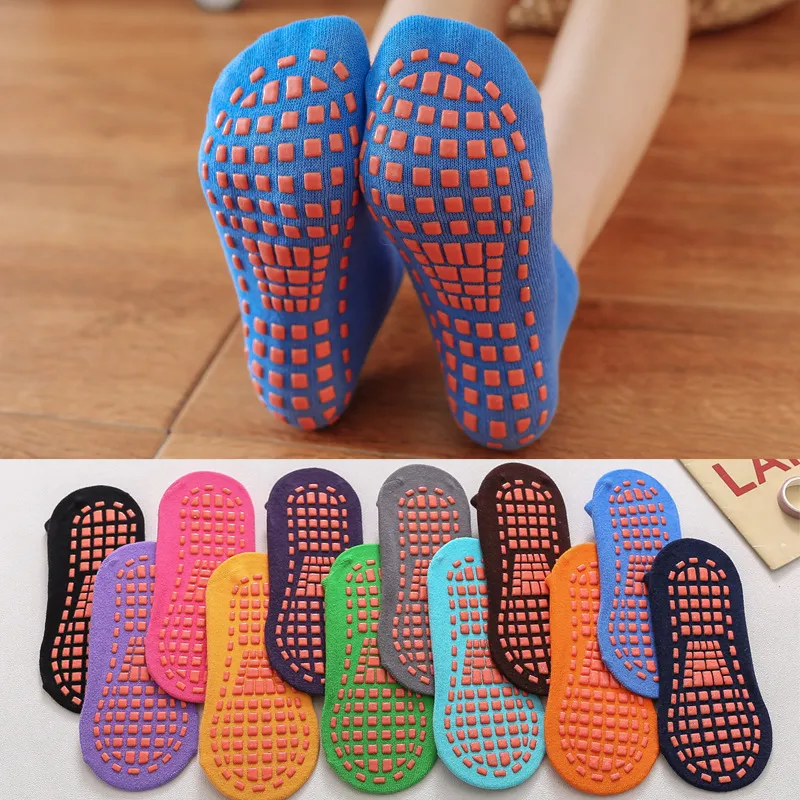 Trampoline Park Sock - Calcetines antideslizantes para niños y adultos,