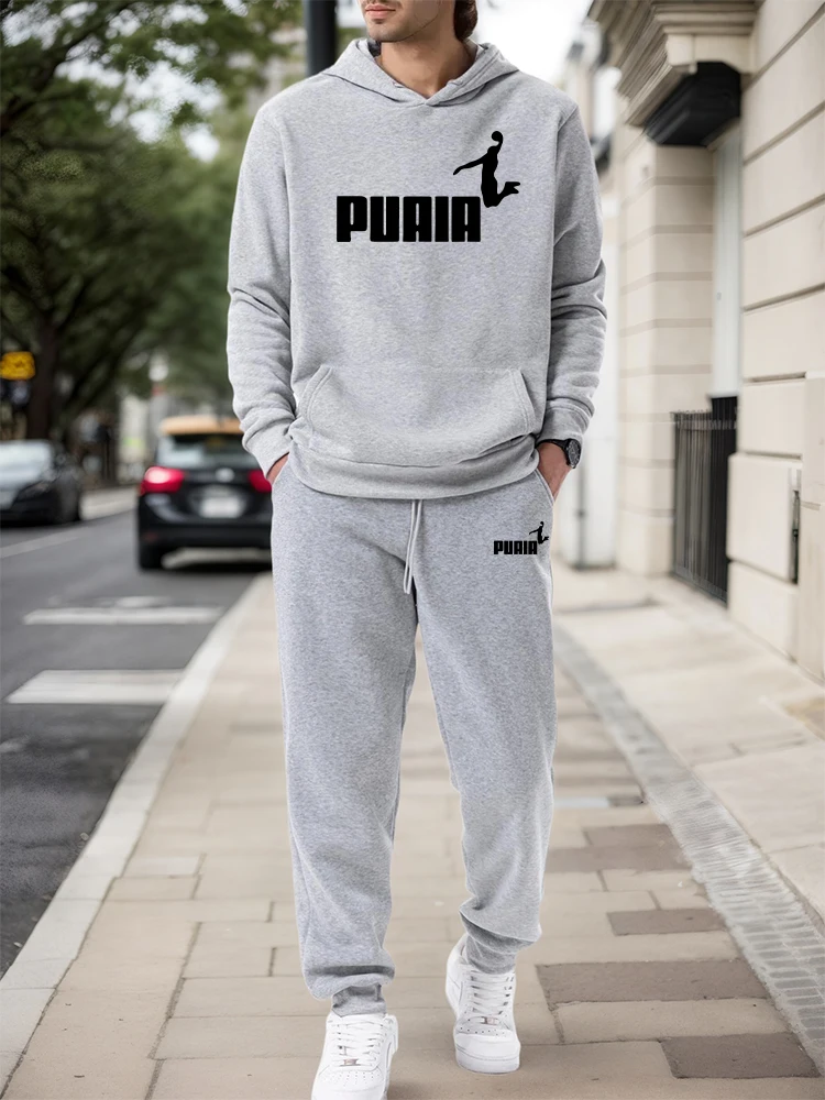 Outdoor Sports Outfit - Conjunto para Hombre/Sudadera con Capucha/Pantalones 2026