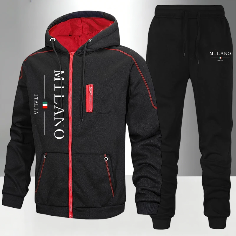 Outdoor Sports Outfit - Conjunto de Moda Italiana para Hombre: