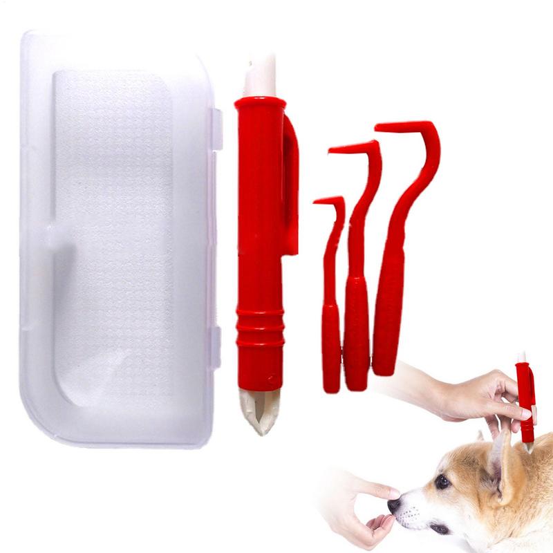 Grooming Kit Horse - 4 unids/set Kit removedor de garrapatas