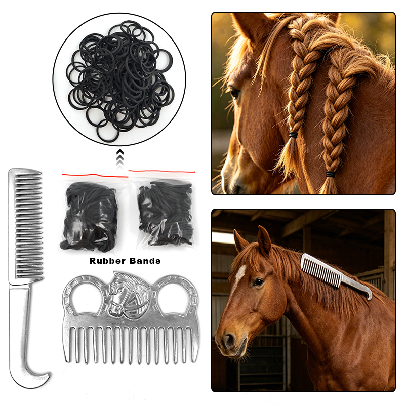 Kit de Cuidado para Crines y C - Grooming Kit Horse reseña y precio