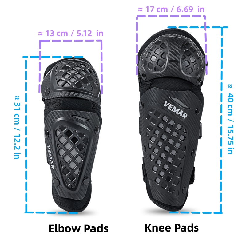 VEMAR - Juego de 4 Protectores - Mtb Elbow Pad reseña y precio