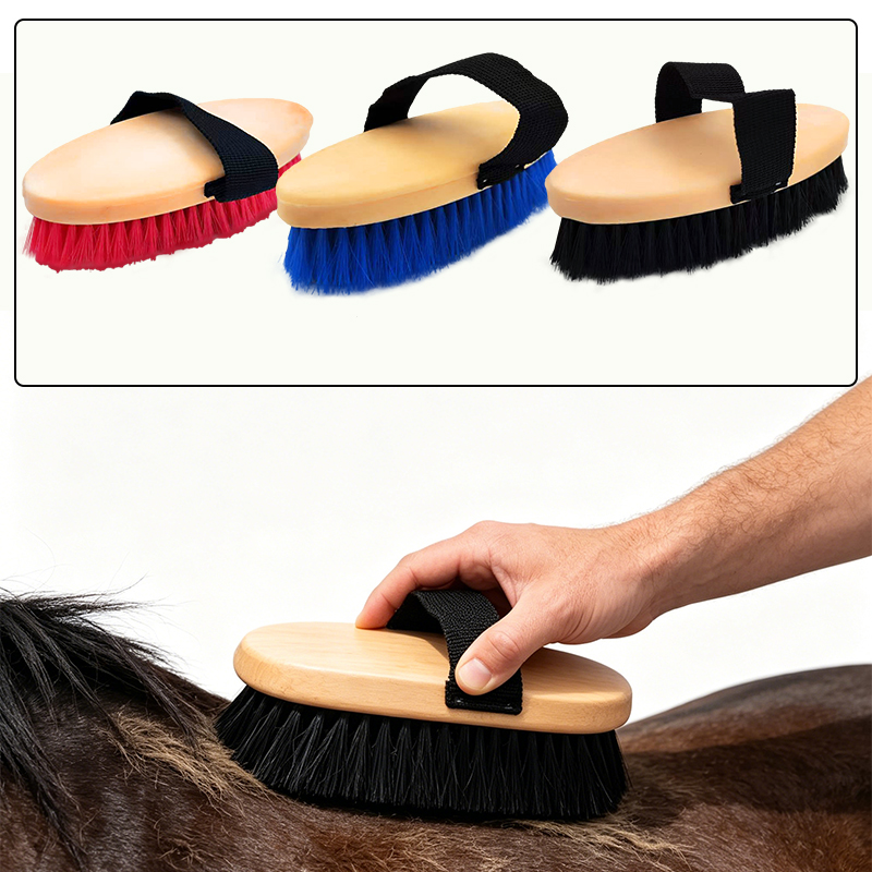 Cepillo elíptico para el cuida - Grooming Kit Horse reseña y precio