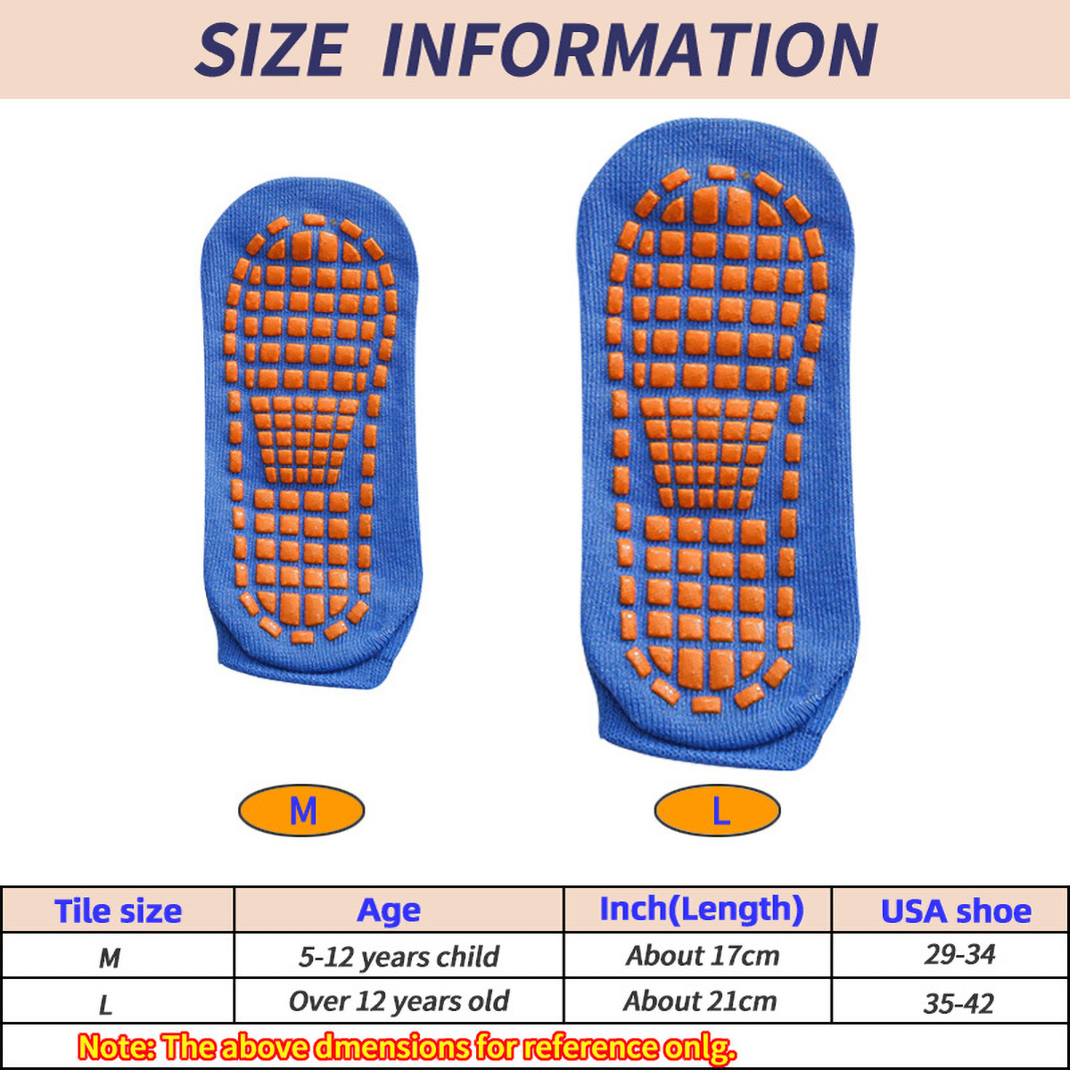 1/4 pares de calcetines de tra - Trampoline Park Sock reseña y precio